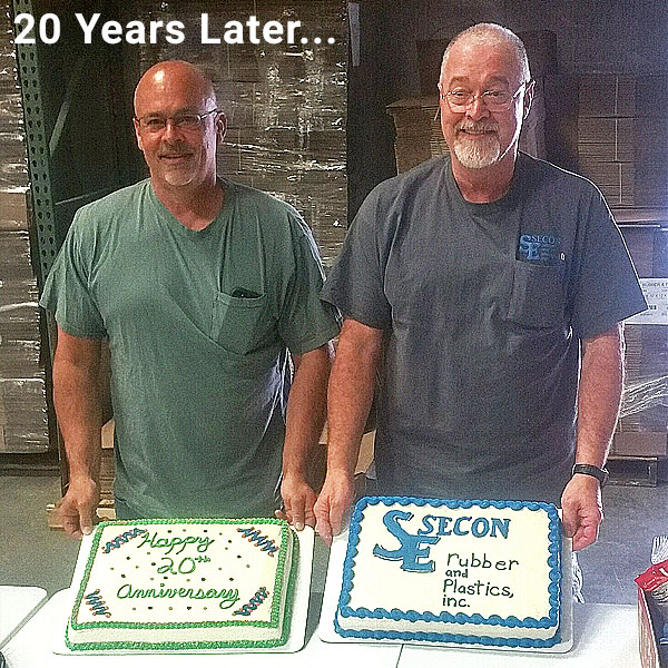 Doug and Rob celebrate SECON's 20th anniversary