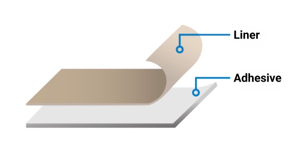 adhesive transfer tape layers