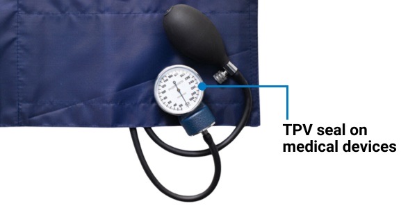 3M tape for TPV seal on medical devices